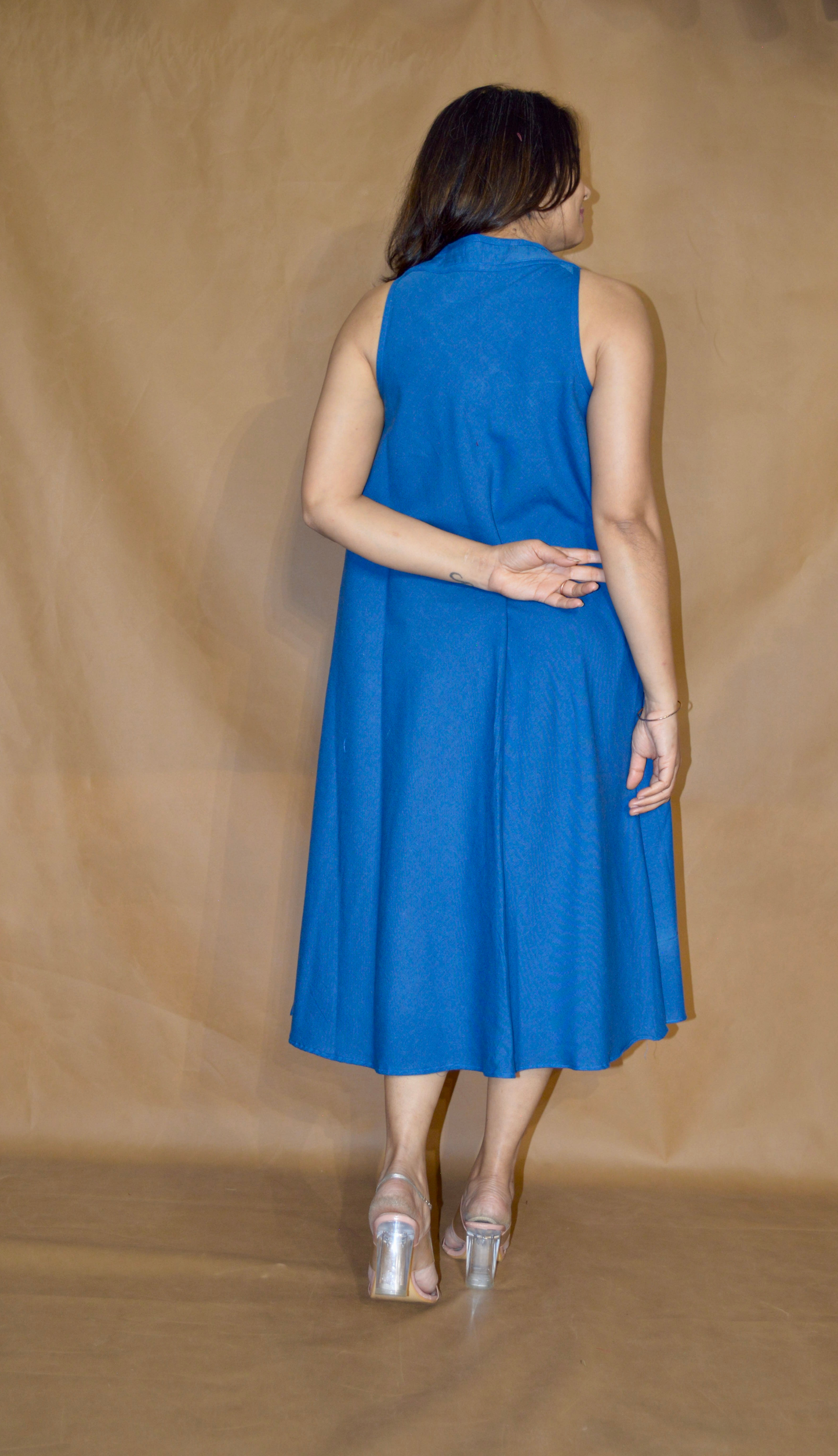 The Cobalt Blue Circular Dress