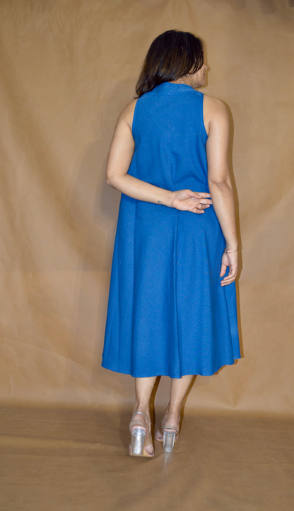 The Cobalt Blue Circular Dress