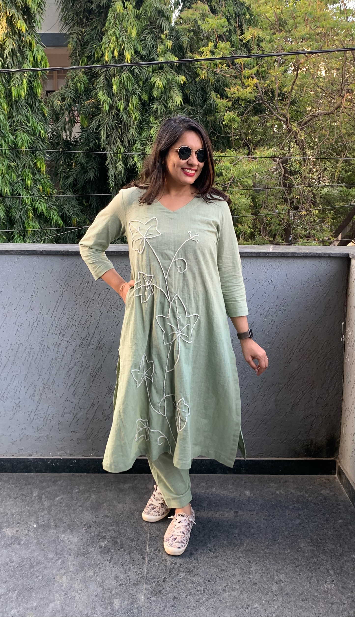 Sage Green Co-ord Set (Echoes of Winter)