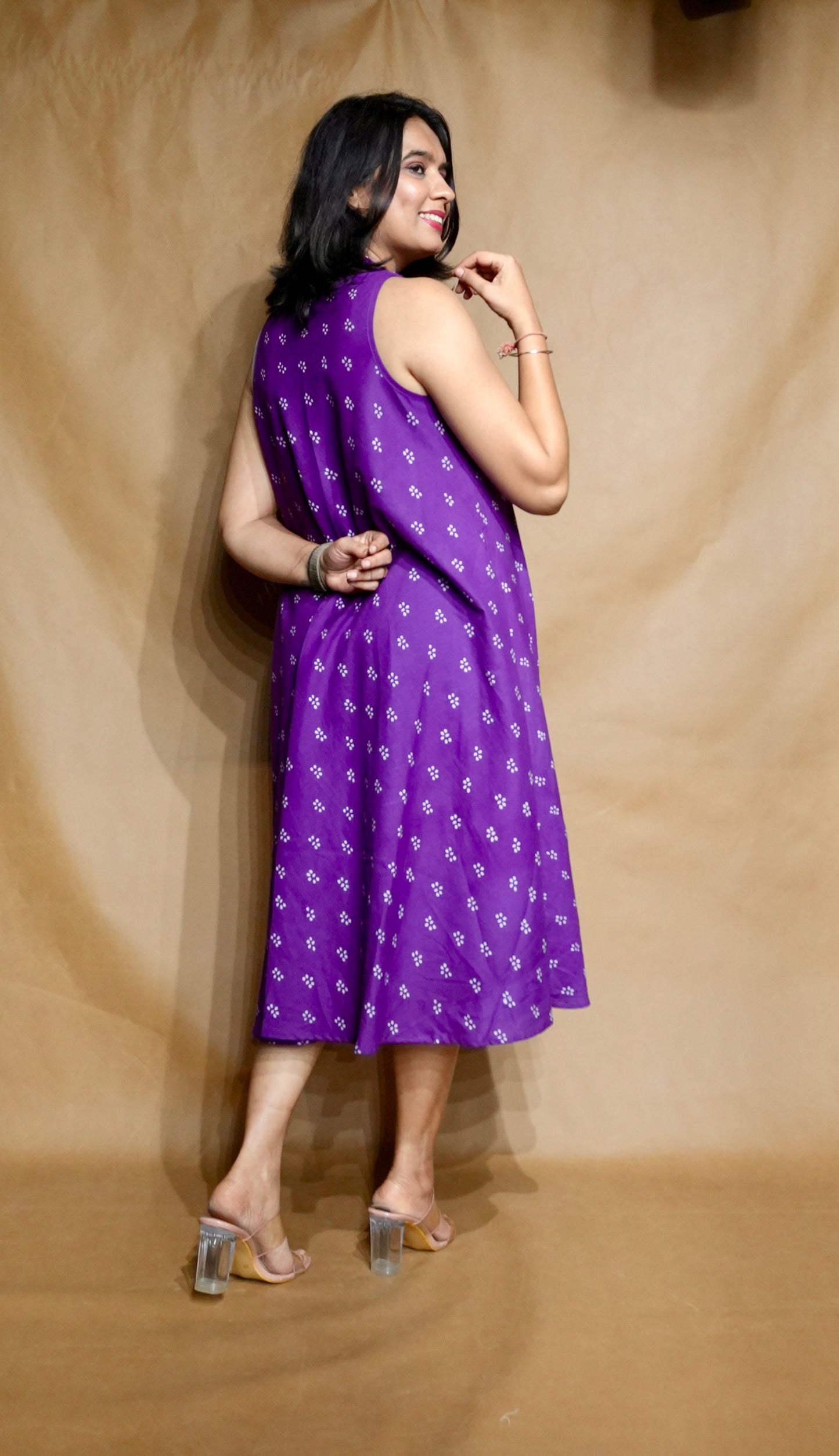 The Violet Meadow Circular Dress