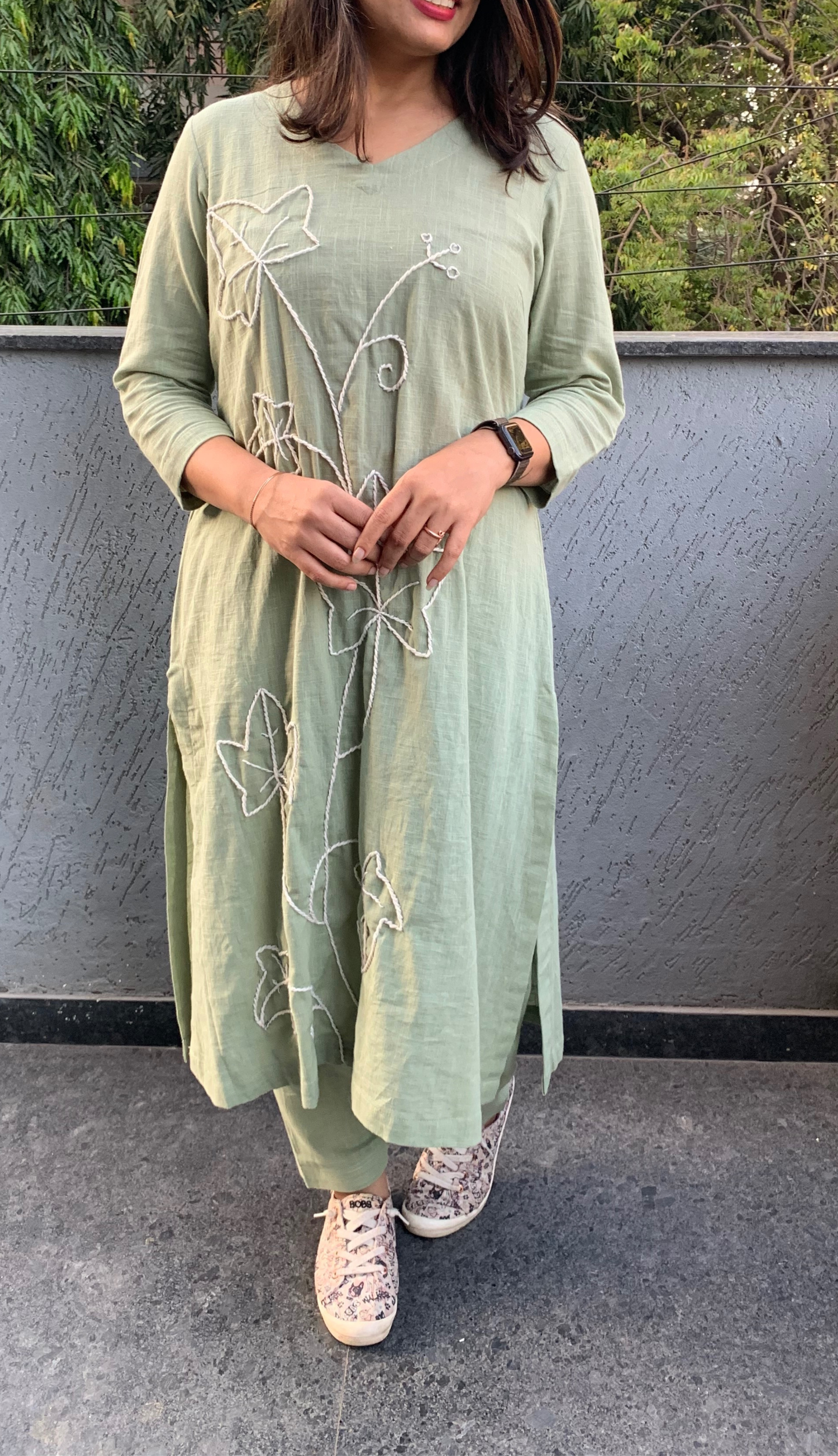 Sage Green Co-ord Set (Echoes of Winter)