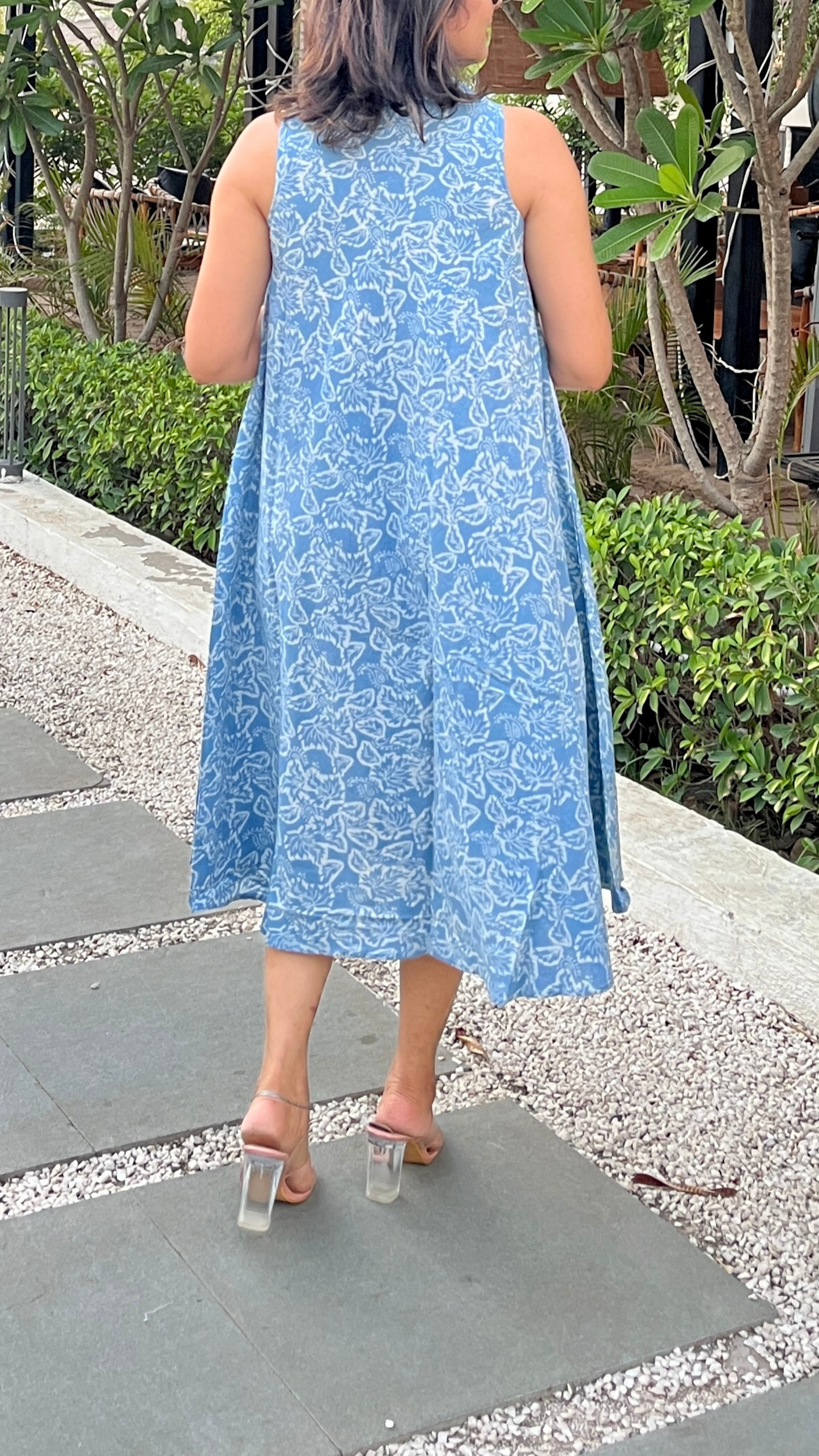 Sunday Skies Circular Dress