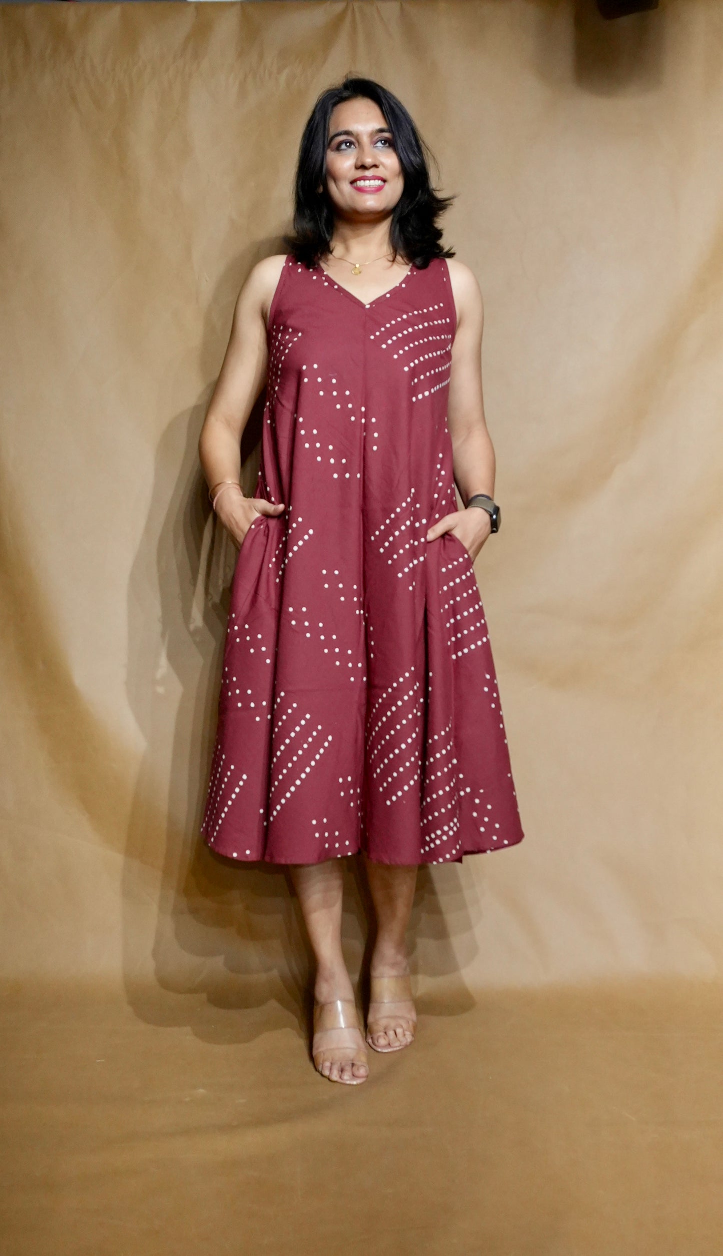 The Rosewood Rhythm Circular Dress