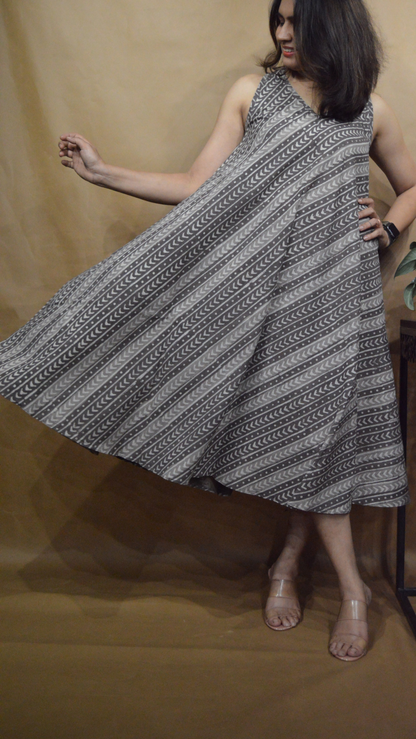 The Arrowflow Circular Dress