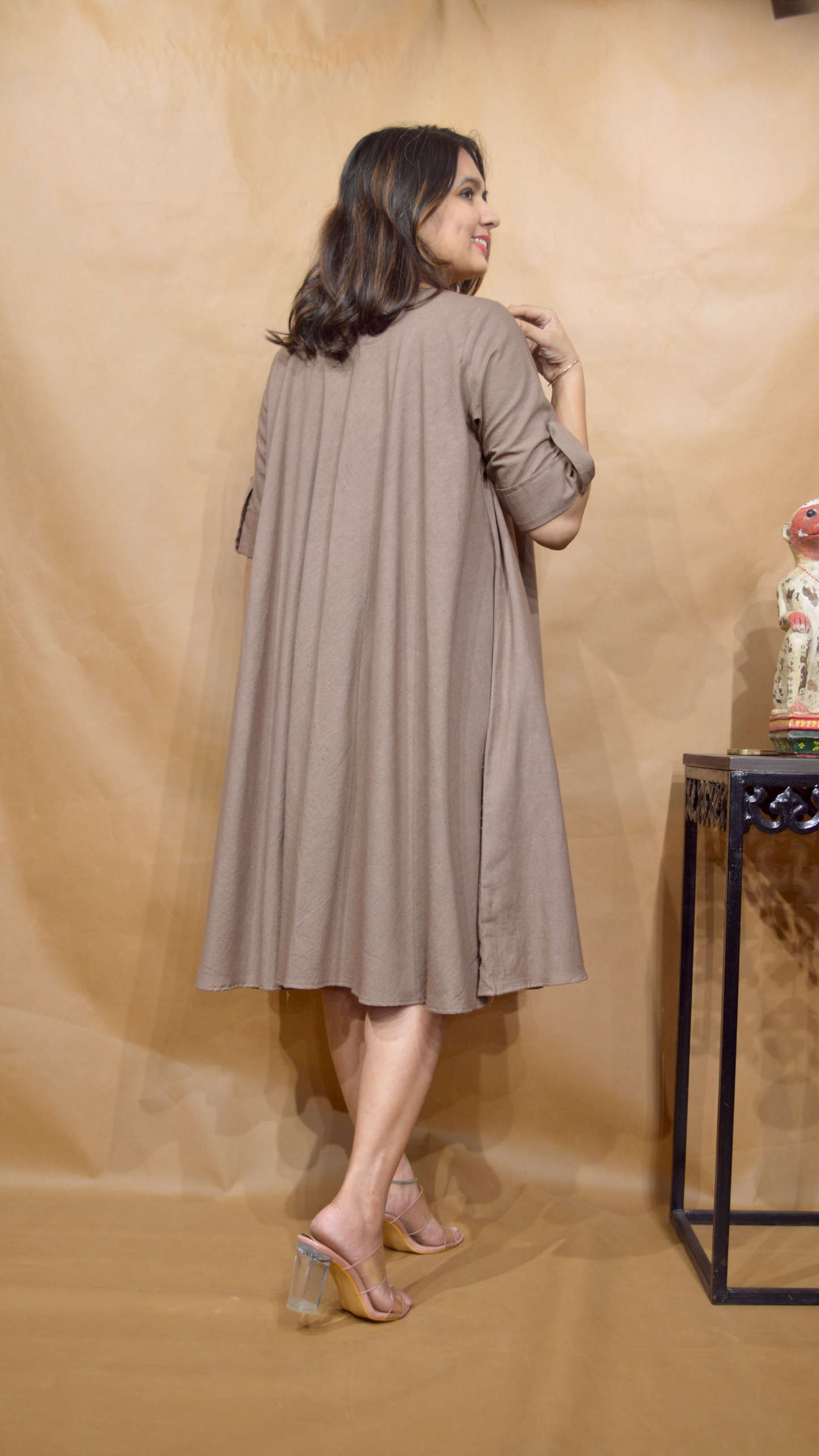 The Cocoa Dusk Tent Dress