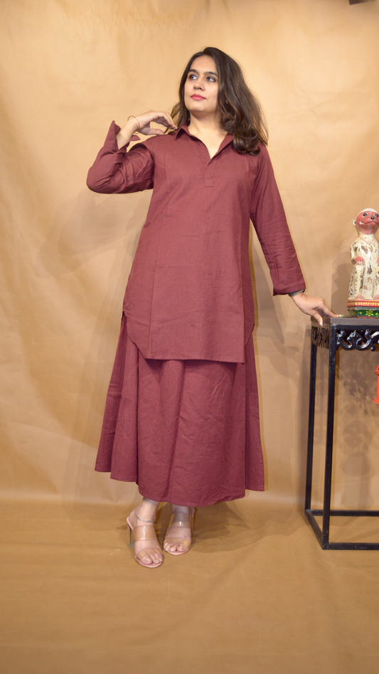 The Raaya Coords Set- Mahogany