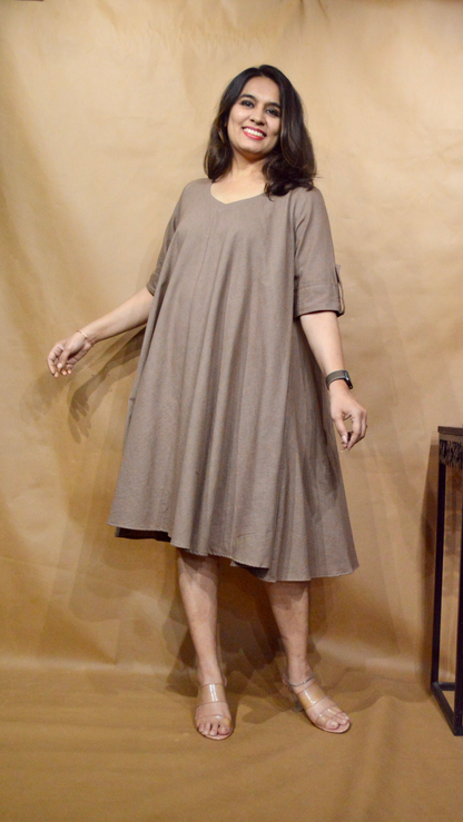 The Cocoa Dusk Tent Dress