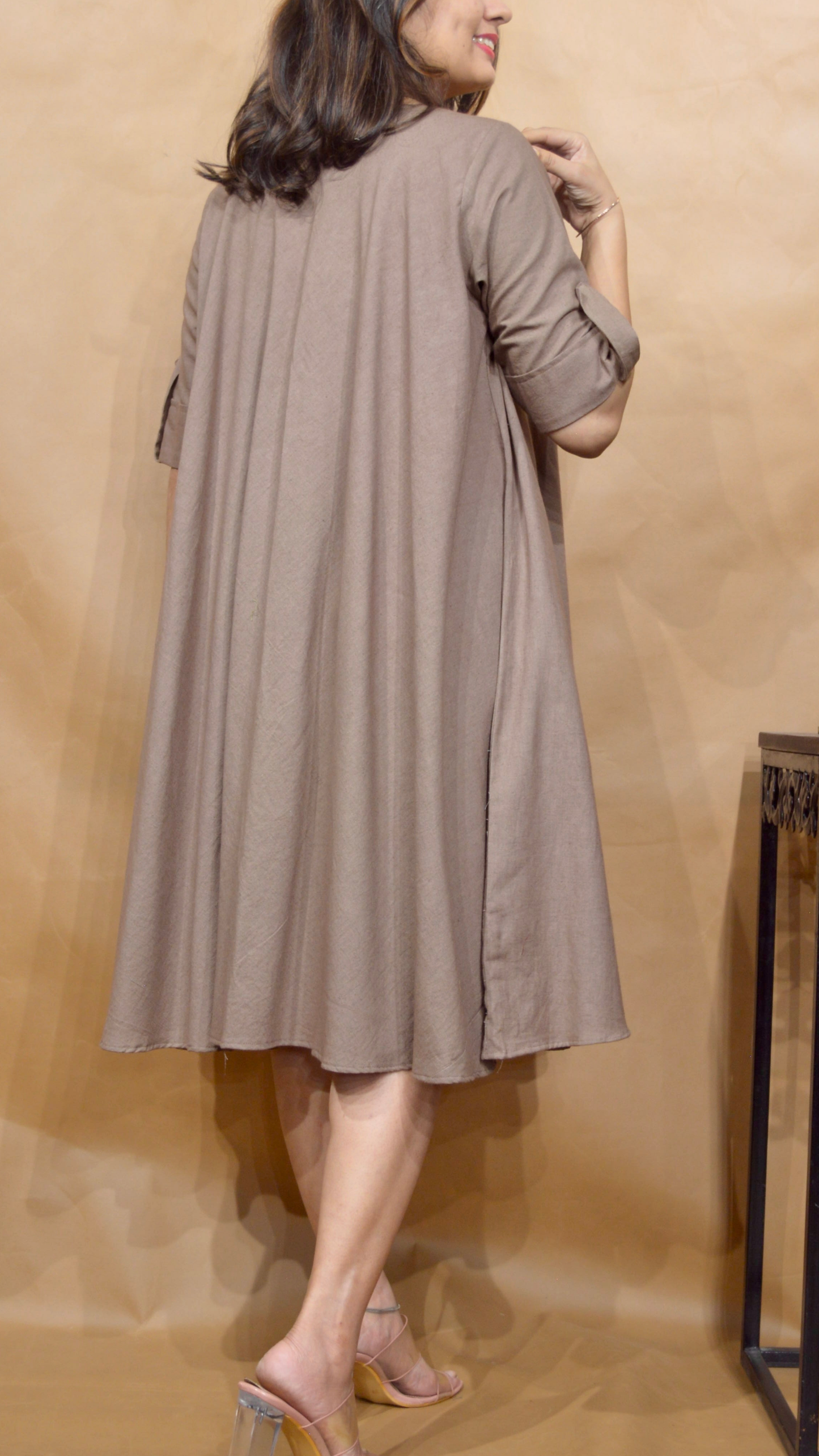 The Cocoa Dusk Tent Dress