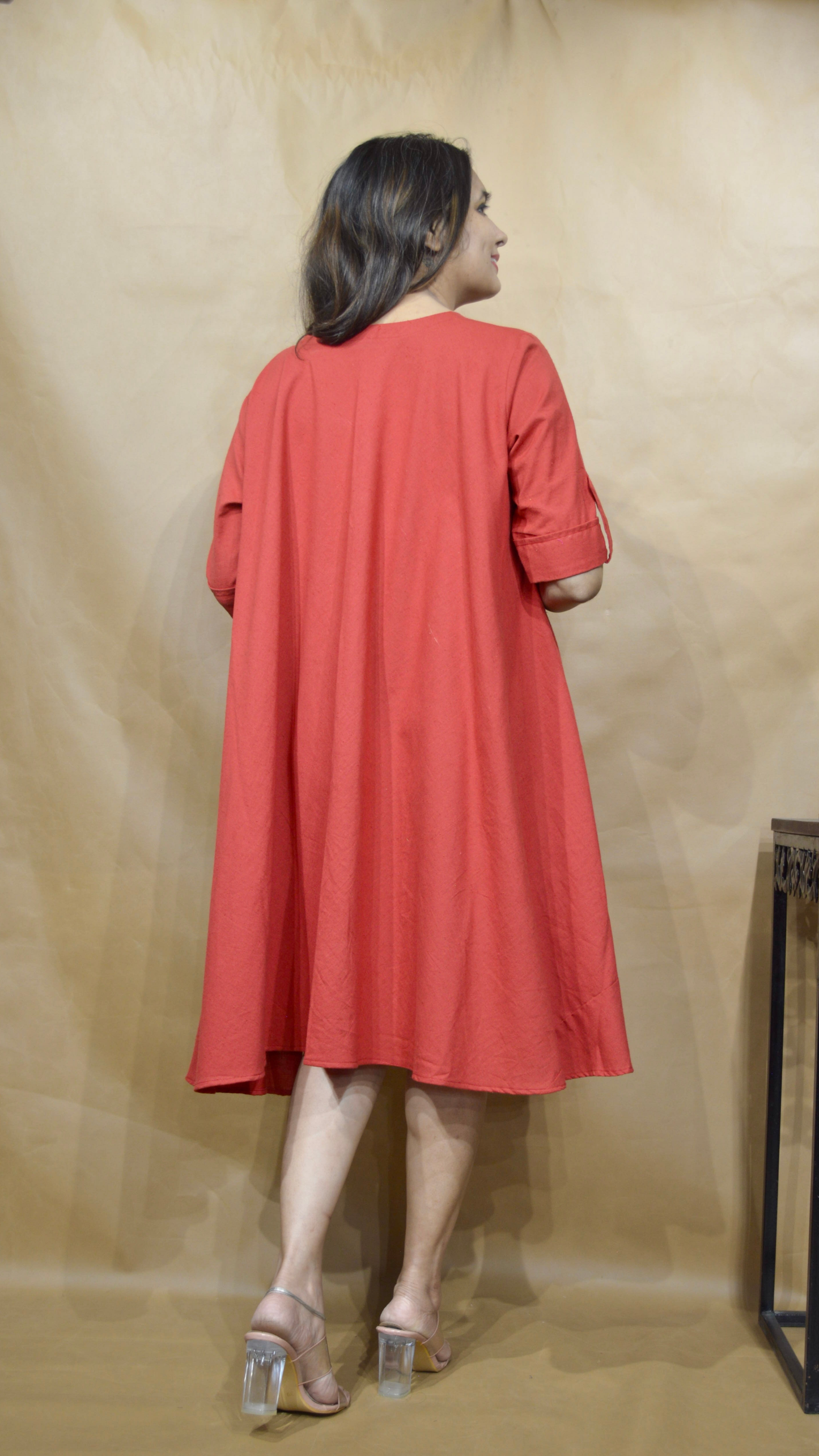 The Ember Haze Tent Dress