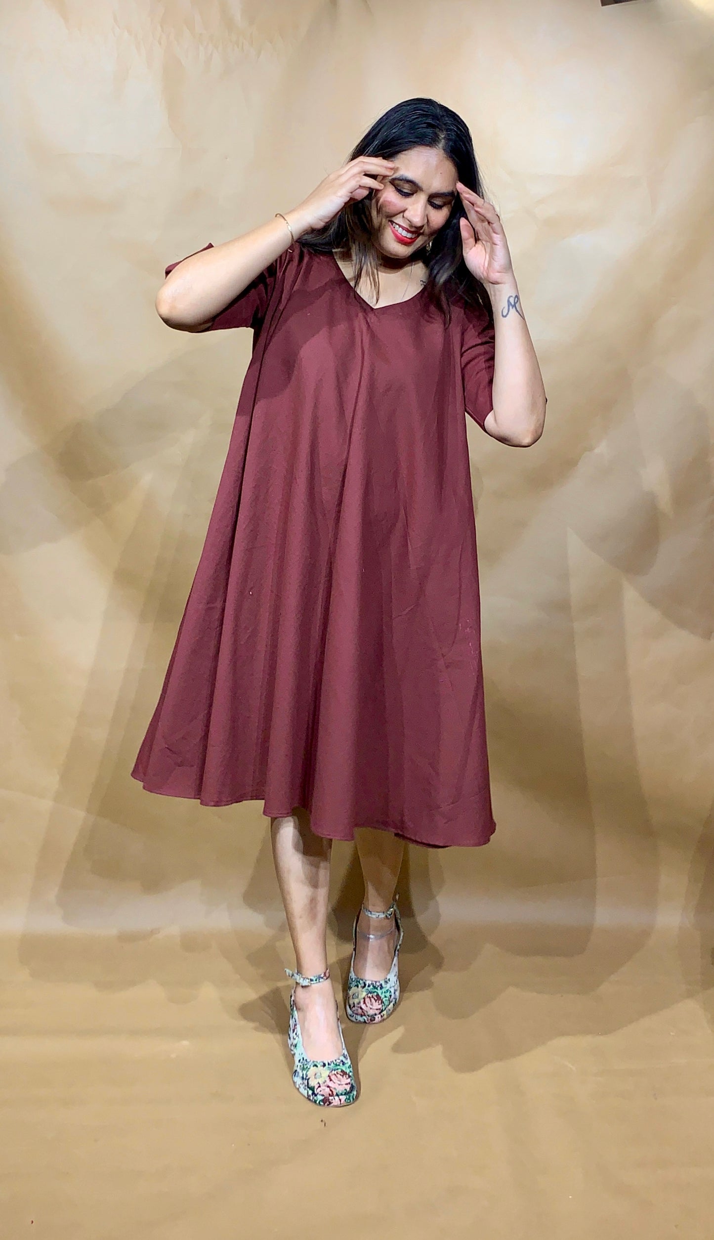 The Mulberry Haze Tent Dress