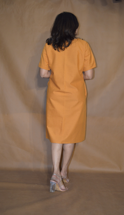 Everyday Ease Tee Dress – Golden Dune