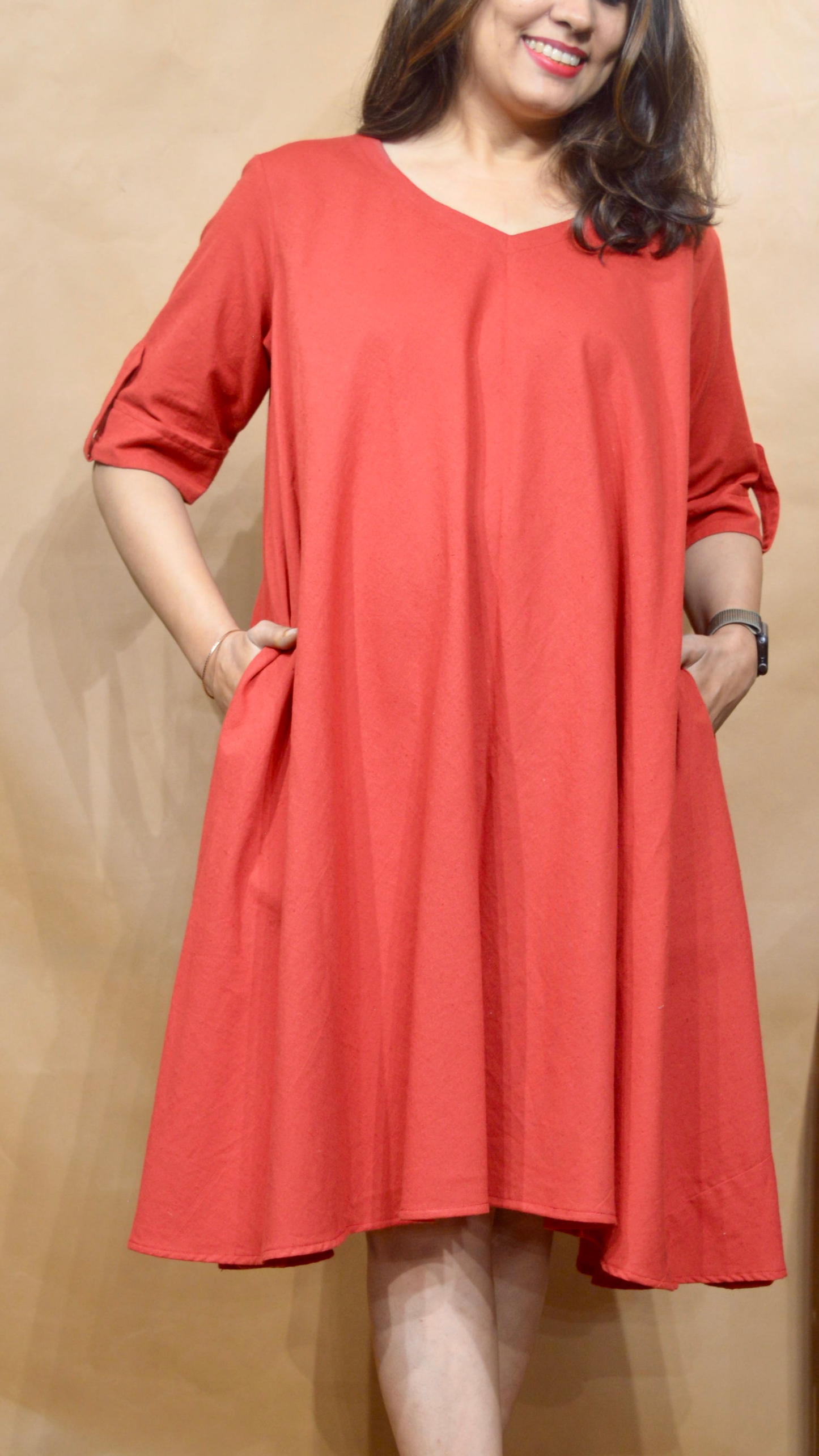 The Ember Haze Tent Dress