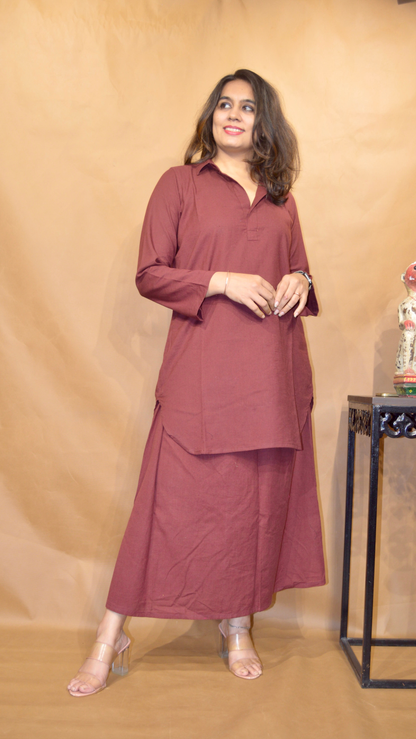 The Raaya Coords Set- Mahogany