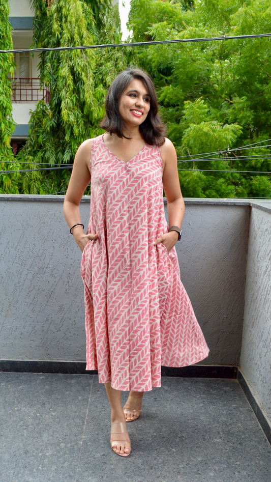 Blush Rush Circular Dress