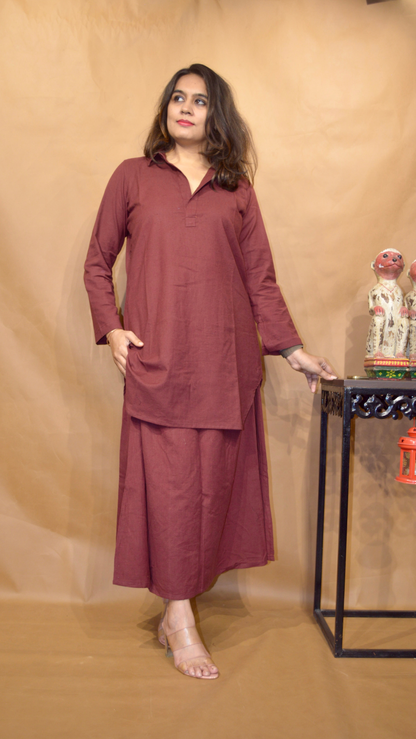 The Raaya Coords Set- Mahogany