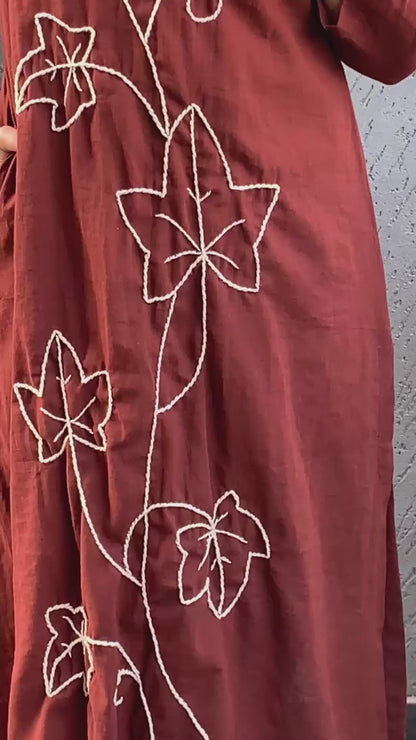 Brown Earth Co-ord Set (Echoes of Winter)